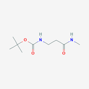 B141567 tert-Butyl (3-(methylamino)-3-oxopropyl)carbamate CAS No. 154656-94-7
