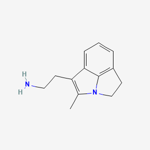 molecular formula C13H16N2 B14156837 3-(2-Aminoethyl)-1,7-ethylene-2-methylindole CAS No. 33131-95-2