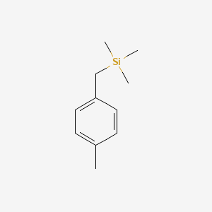 molecular formula C11H18Si B14156950 Silane, trimethyl[(4-methylphenyl)methyl]- CAS No. 7450-04-6