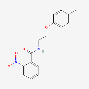 molecular formula C16H16N2O4 B14156991 N-[2-(4-Methylphenoxy)ethyl]-2-nitrobenzamide CAS No. 329063-79-8