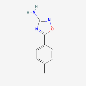 molecular formula C9H9N3O B1415702 5-(4-Methylphenyl)-1,2,4-oxadiazol-3-amine CAS No. 23275-54-9