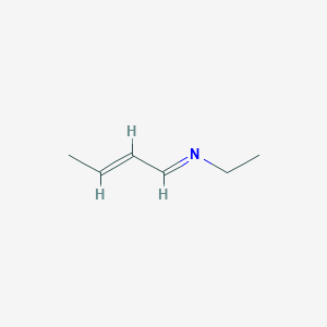 molecular formula C6H11N B14157043 (E)-5-Azahepta-2,4-diene CAS No. 3653-19-8