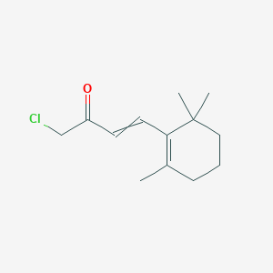 molecular formula C13H19ClO B14157110 1-Chloro-4-(2,6,6-trimethylcyclohex-1-en-1-yl)but-3-en-2-one CAS No. 88981-43-5