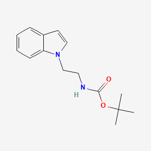 molecular formula C15H20N2O2 B1415727 tert-Butyl 2-(1H-indol-1-yl)ethylcarbamate CAS No. 1105192-77-5