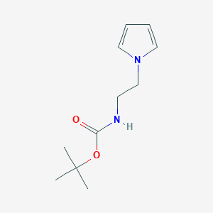 molecular formula C11H18N2O2 B1415730 tert-Butyl 2-(1H-pyrrol-1-yl)ethylcarbamate CAS No. 1105192-97-9