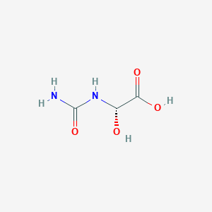 molecular formula C3H6N2O4 B14157319 (S)-Ureidoglycolate CAS No. 7424-03-5