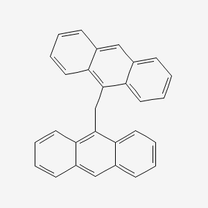 molecular formula C29H20 B14157364 Bis(9-anthryl)methane CAS No. 15080-14-5