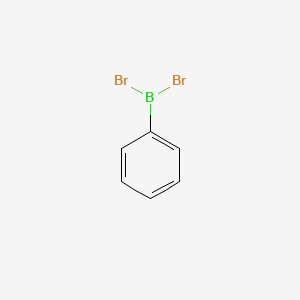 molecular formula C6H5BBr2 B14157609 Borane, dibromophenyl- CAS No. 4151-77-3