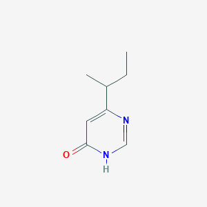 molecular formula C8H12N2O B1415770 6-(Sec-butyl)pyrimidin-4-ol CAS No. 2091217-17-1