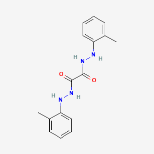 molecular formula C16H18N4O2 B14157798 Oxalic acid, bis(2-methyl-2-phenylhydrazide) CAS No. 98111-61-6