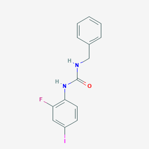 molecular formula C14H12FIN2O B1415782 1-Benzyl-3-(2-fluoro-4-iodophenyl)urea CAS No. 2013299-27-7