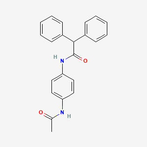 molecular formula C22H20N2O2 B14157931 N-[4-(acetylamino)phenyl]-2,2-diphenylacetamide CAS No. 331240-47-2