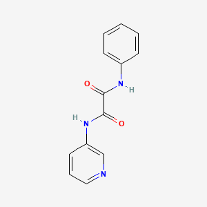 molecular formula C13H11N3O2 B14158213 N-phenyl-N'-pyridin-3-yloxamide CAS No. 181208-53-7