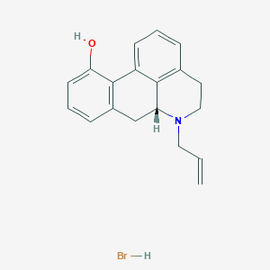 molecular formula C19H20BrNO B141583 11-羟基-N-烯丙基去阿朴啡 CAS No. 130699-47-7
