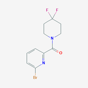 (6-Bromopyridin-2-yl)-(4,4-difluoropiperidin-1-yl)-methanone