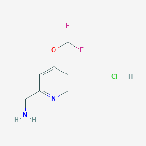 (4-(Difluoromethoxy)pyridin-2-yl)methanamine hydrochloride