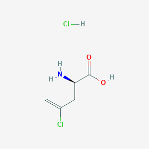 (2R)-2-amino-4-chloropent-4-enoic acid hydrochloride