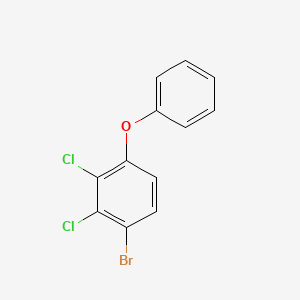 molecular formula C12H7BrCl2O B14158381 1-Bromo-2,3-dichloro-4-phenoxybenzene CAS No. 88803-79-6