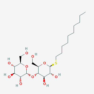 molecular formula C22H42O10S B141584 Decyl beta-d-thiomaltopyranoside CAS No. 148565-56-4