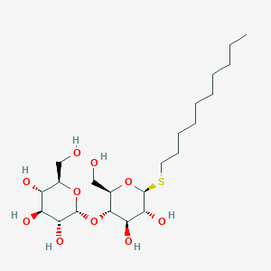 molecular formula C22H42O10S B141584 癸基 4-O-α-D-吡喃葡萄糖基-1-硫代-β-D-吡喃葡萄糖苷 CAS No. 148565-56-4