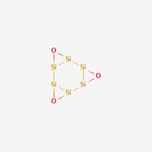 molecular formula O3Si6 B14158432 Triepoxycyclohexasilane CAS No. 3563-81-3
