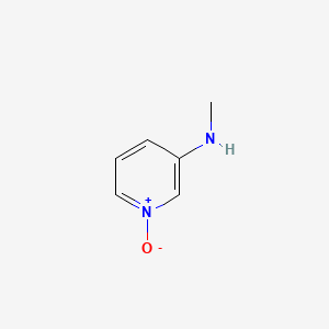 molecular formula C6H8N2O B14158456 N-Methyl-3-pyridinamine, 1-oxide CAS No. 54818-71-2