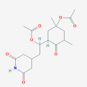 molecular formula C19H27NO7 B14158500 E 73 acetate CAS No. 4348-92-9