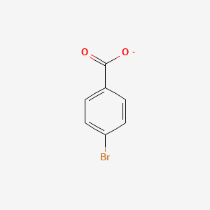 molecular formula C7H4BrO2- B14158574 4-Bromobenzoate CAS No. 16449-27-7