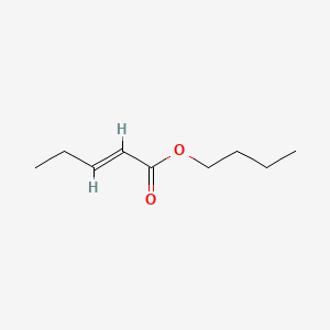 molecular formula C9H16O2 B14158584 2-Pentenoic acid butyl ester CAS No. 79947-84-5