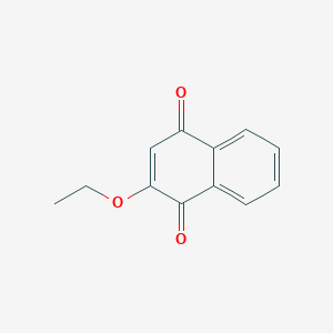 molecular formula C12H10O3 B14158595 2-Ethoxynaphthalene-1,4-dione CAS No. 7473-18-9