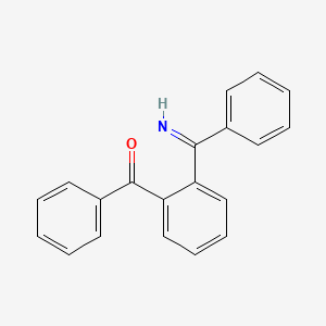 molecular formula C20H15NO B14158601 {2-[(e)-Imino(phenyl)methyl]phenyl}(phenyl)methanone CAS No. 5449-81-0