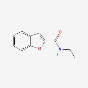 molecular formula C11H11NO2 B14158609 2-Benzofurancarboxamide, N-ethyl- CAS No. 92287-70-2