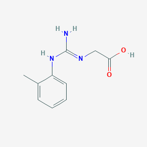 molecular formula C10H13N3O2 B14158618 Glycine, N-(imino((2-methylphenyl)amino)methyl)- CAS No. 114636-22-5