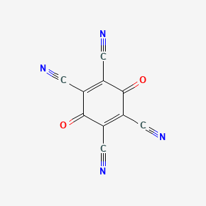 molecular formula C10N4O2 B14158711 Tetracyano-1,4-benzoquinone CAS No. 4032-03-5