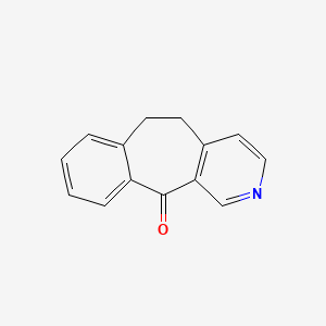 molecular formula C14H11NO B14158715 11H-Benzo(5,6)cyclohepta(1,2-c)pyridin-11-one, 5,6-dihydro- CAS No. 3964-74-7