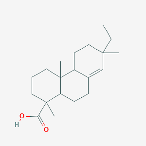 molecular formula C20H32O2 B14158728 Pimar-8(14)-en-18-oic acid CAS No. 5673-40-5