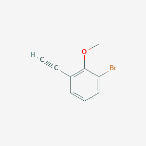 molecular formula C9H7BrO B1415874 1-Bromo-3-ethynyl-2-methoxybenzene CAS No. 2229212-84-2