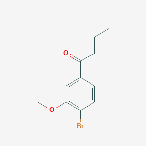 1-(4-Bromo-3-methoxyphenyl)butan-1-one