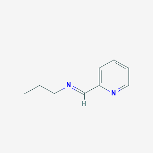 molecular formula C9H12N2 B14158812 n-Propyl-2-pyridylmethanimine CAS No. 4206-52-4
