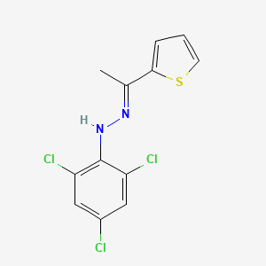 1-Thien-2-ylethanone (2,4,6-trichlorophenyl)hydrazone