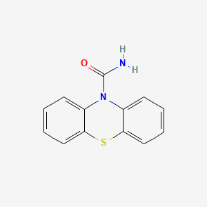 molecular formula C13H10N2OS B14158894 Phenothiazine-10-carboxamide CAS No. 4412-24-2