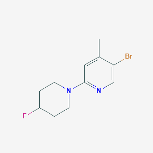 5-Bromo-2-(4-fluoropiperidin-1-yl)-4-methylpyridine