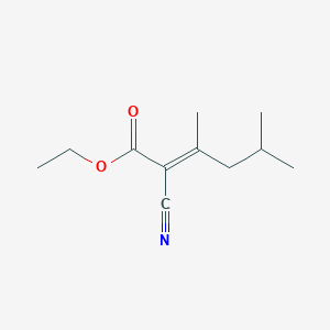 molecular formula C11H17NO2 B14158952 Ethyl 2-cyano-3,5-dimethyl-2-hexenoate CAS No. 759-53-5