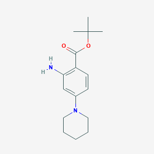 tert-Butyl 2-amino-4-(piperidin-1-yl)benzoate