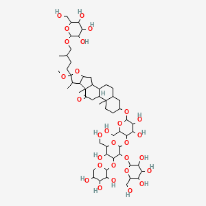molecular formula C57H94O29 B14158979 Chloromaloside B CAS No. 132998-90-4