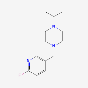 1-[(6-Fluoropyridin-3-yl)methyl]-4-(propan-2-yl)piperazine