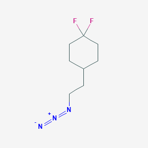 4-(2-Azidoethyl)-1,1-difluorocyclohexane