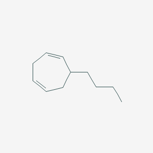 molecular formula C11H18 B14159029 6-Butyl-1,4-cycloheptadiene CAS No. 22735-58-6