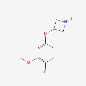 3-(4-Fluoro-3-methoxyphenoxy)azetidine