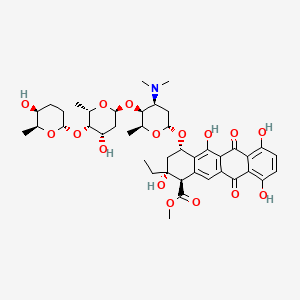 molecular formula C42H55NO16 B14159114 Rhodirubin A CAS No. 64253-73-2
